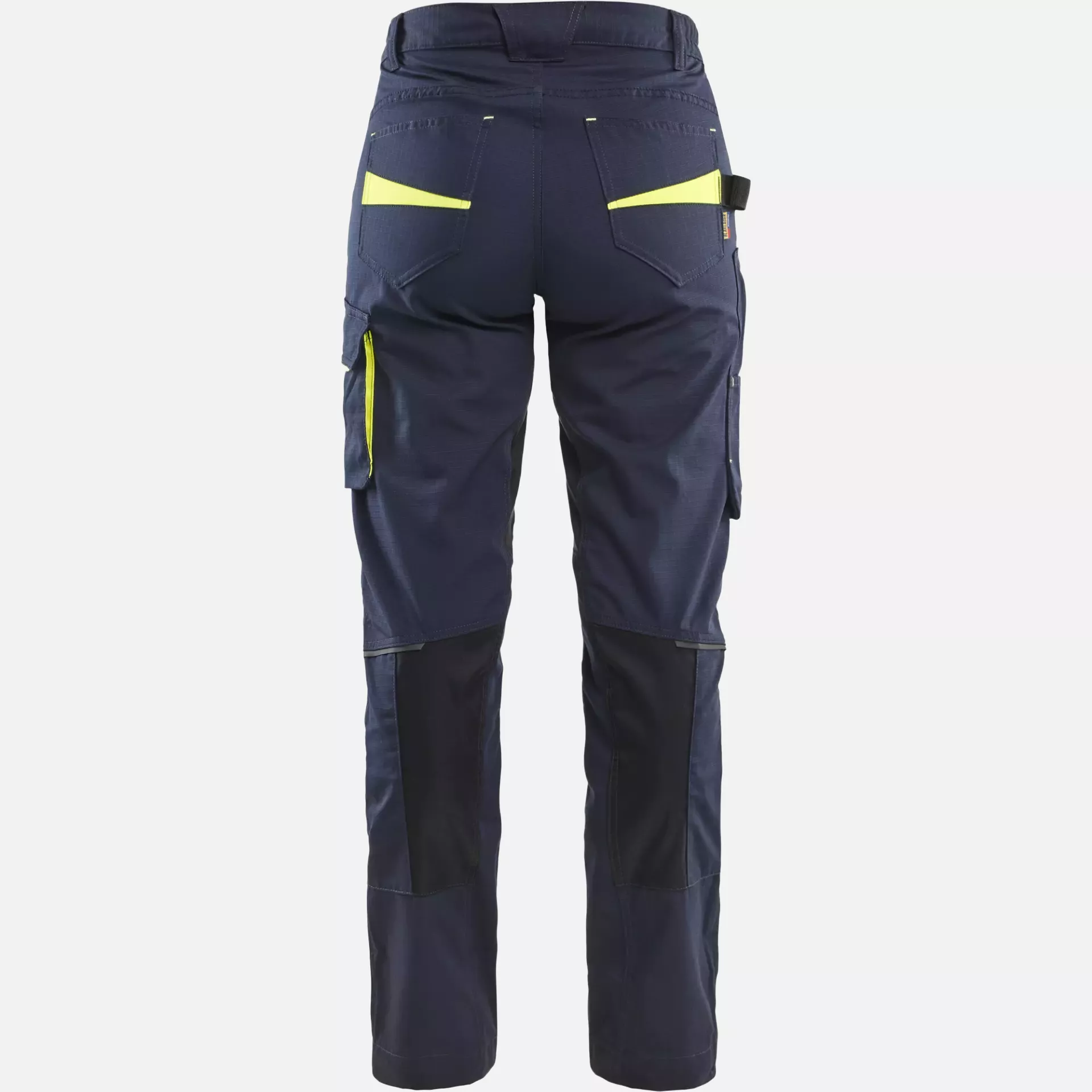 Blaklader 719513308633, Women's Stretch Work Trousers, Dark Navy/Yellow, image 4