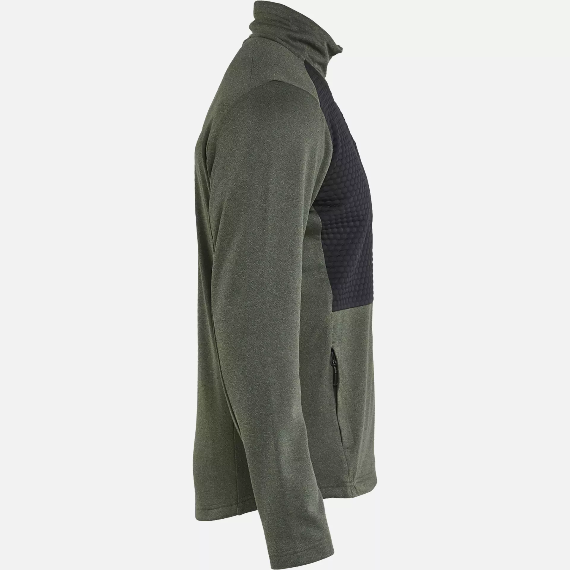Blaklader 354825334199, Full Zip Sweatshirt, Autumn Green/Black, image 2