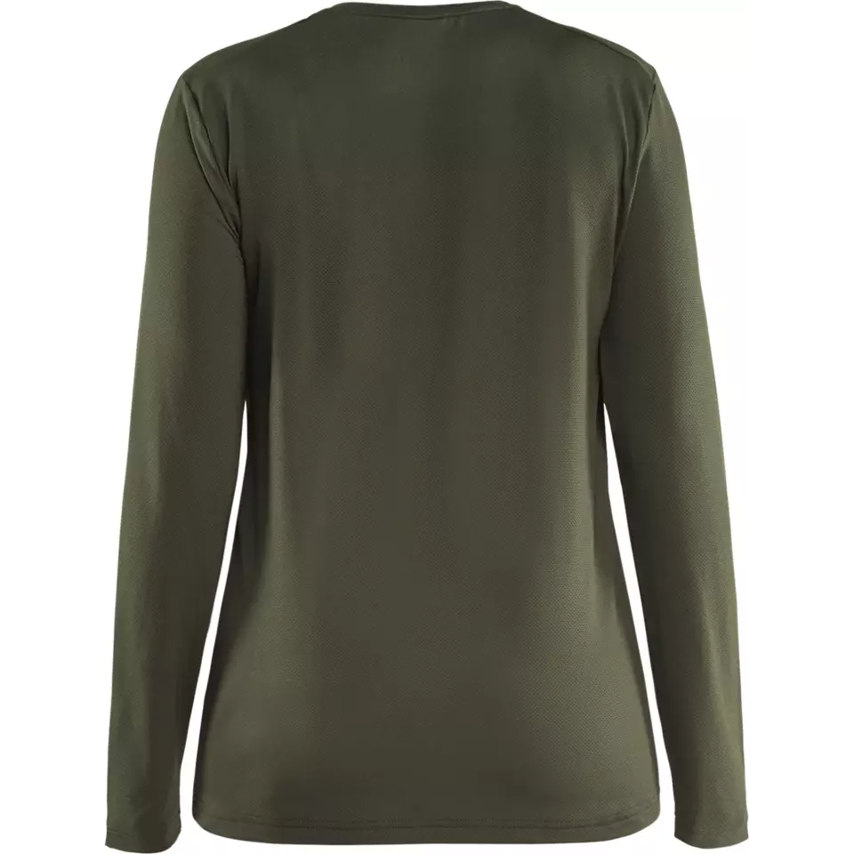 Blåkläder 342711264209, Women's Functional UV Protection Long Sleeve Shirt, Forest Green, image 4, gallery thumbnail