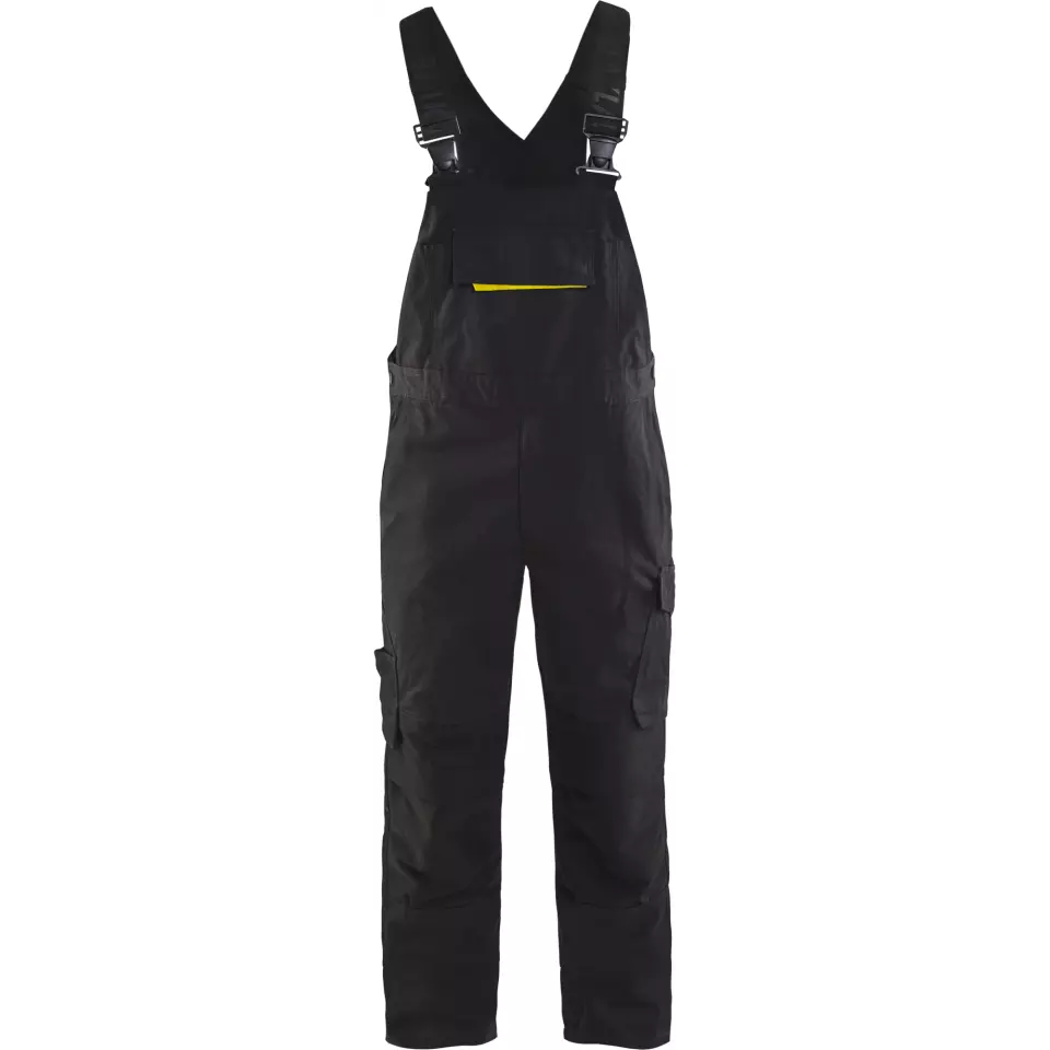 Blaklader 269513309933, Stretch Bib and Brace, Black/Yellow