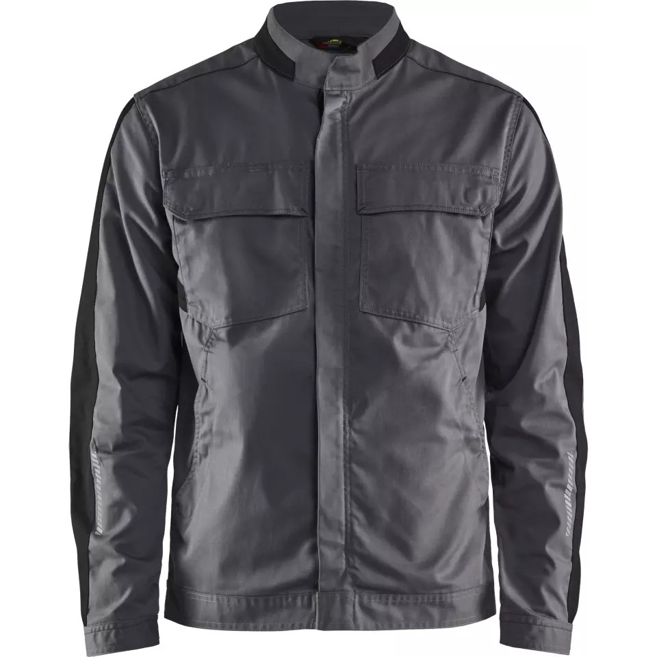 Blaklader 444418329699, Industry Stretch Jacket, Medium Grey/Black, image 1, gallery thumbnail
