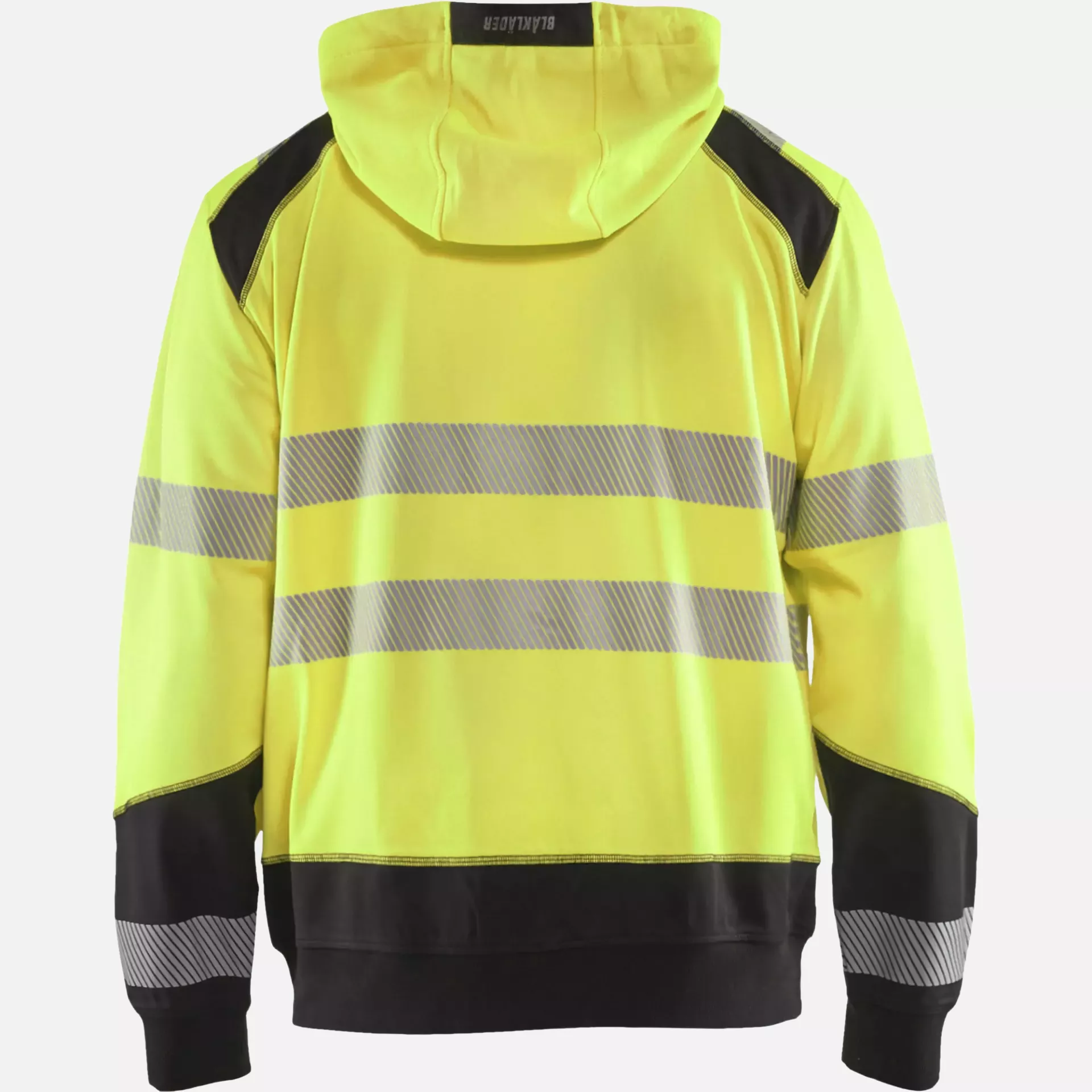 Blaklader 354625283399, High Vis Hooded Sweatshirt, Yellow/Black, image 4