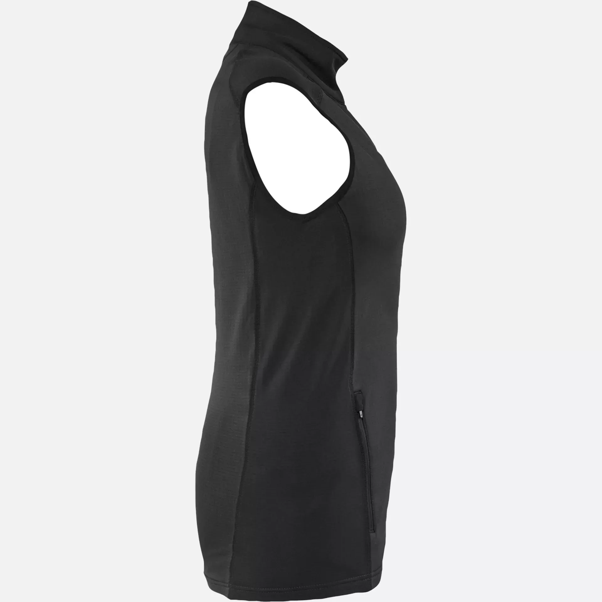 Blaklader 474625399900, STRIKER Ladies Fleece Vest, Black, image 2