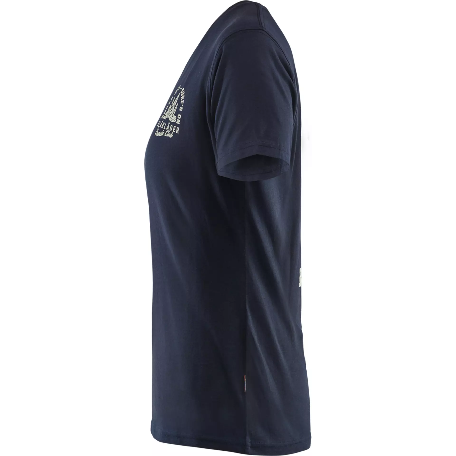 Blåkläder 941710428600, Beach Club Ladies T-Shirt, Dark Navy, image 3