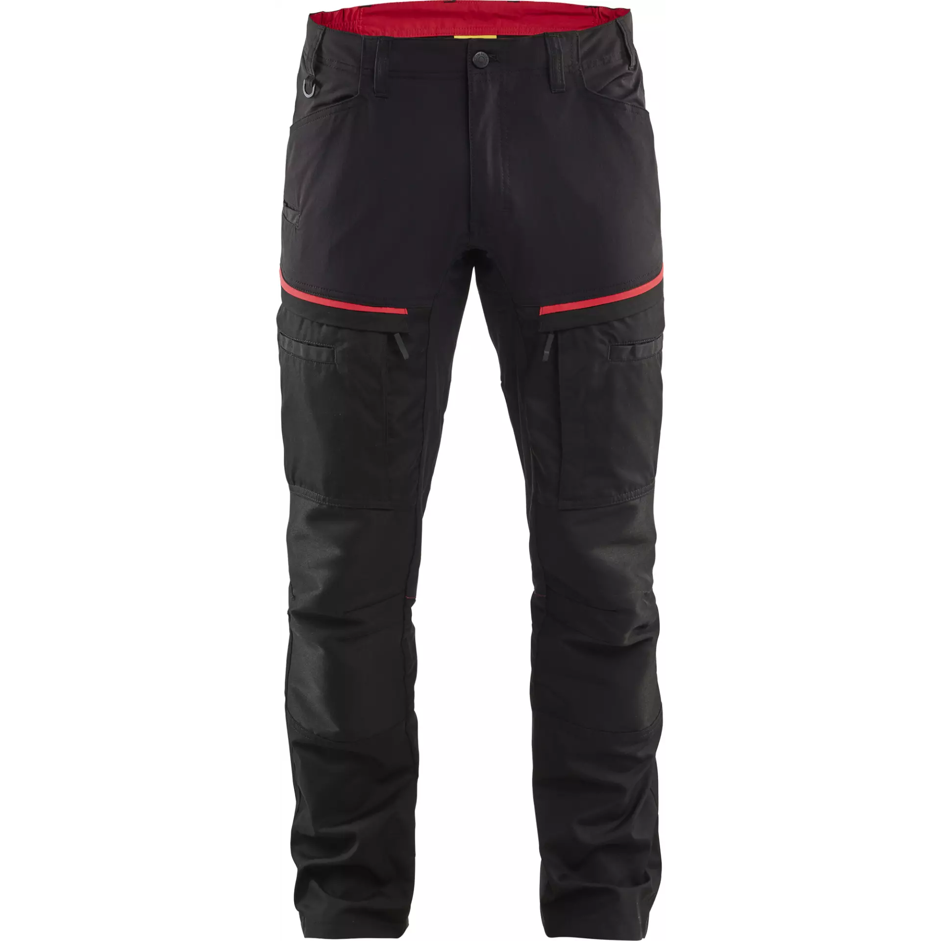 Blaklader 145618459956, Stretch Work Trousers, Black/Red