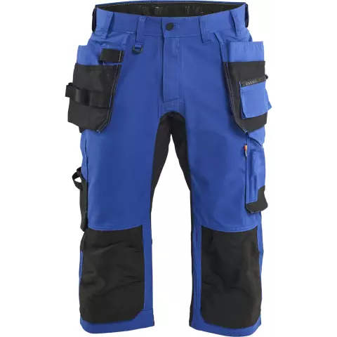 Blaklader Stretch Craftsman Pirate Shorts, Cornflower Blue/Black
