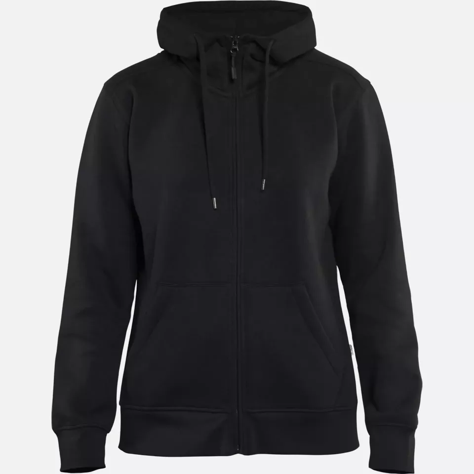 Blaklader 339510489900, Women's Hooded Jacket with Zipper, Black, image 1, gallery thumbnail