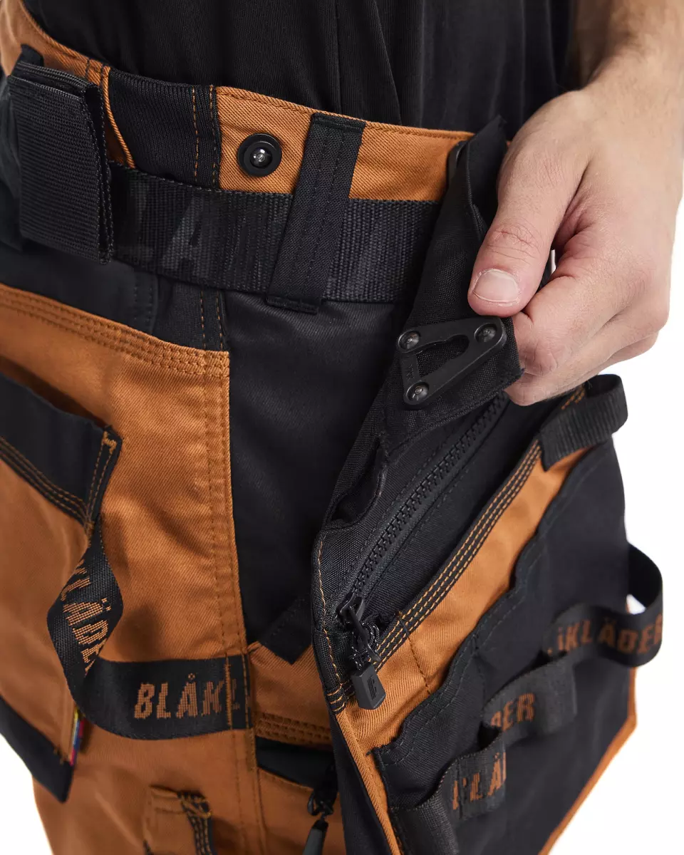 Blåkläder 197011494099, STRIKER Stretch Craftsman Work Trousers, Rust/Black, image 8, gallery thumbnail