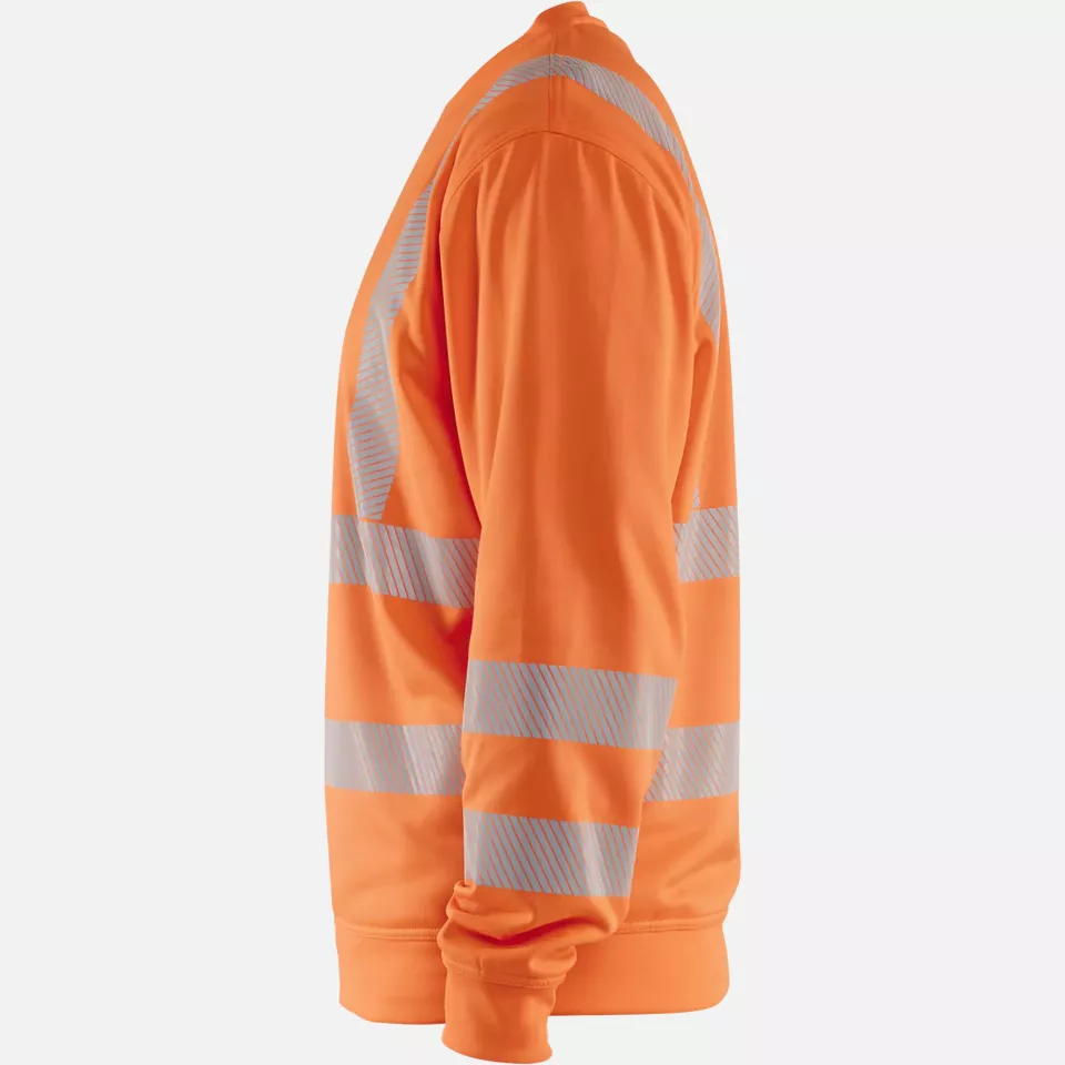 Blaklader 356225385300, High Vis Sweatshirt, Orange, image 3, gallery thumbnail