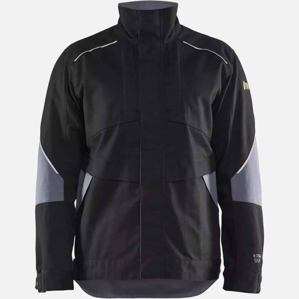 Blaklader 406115169994, Flame Resistant Jacket, Black/Grey, image 1, gallery thumbnail