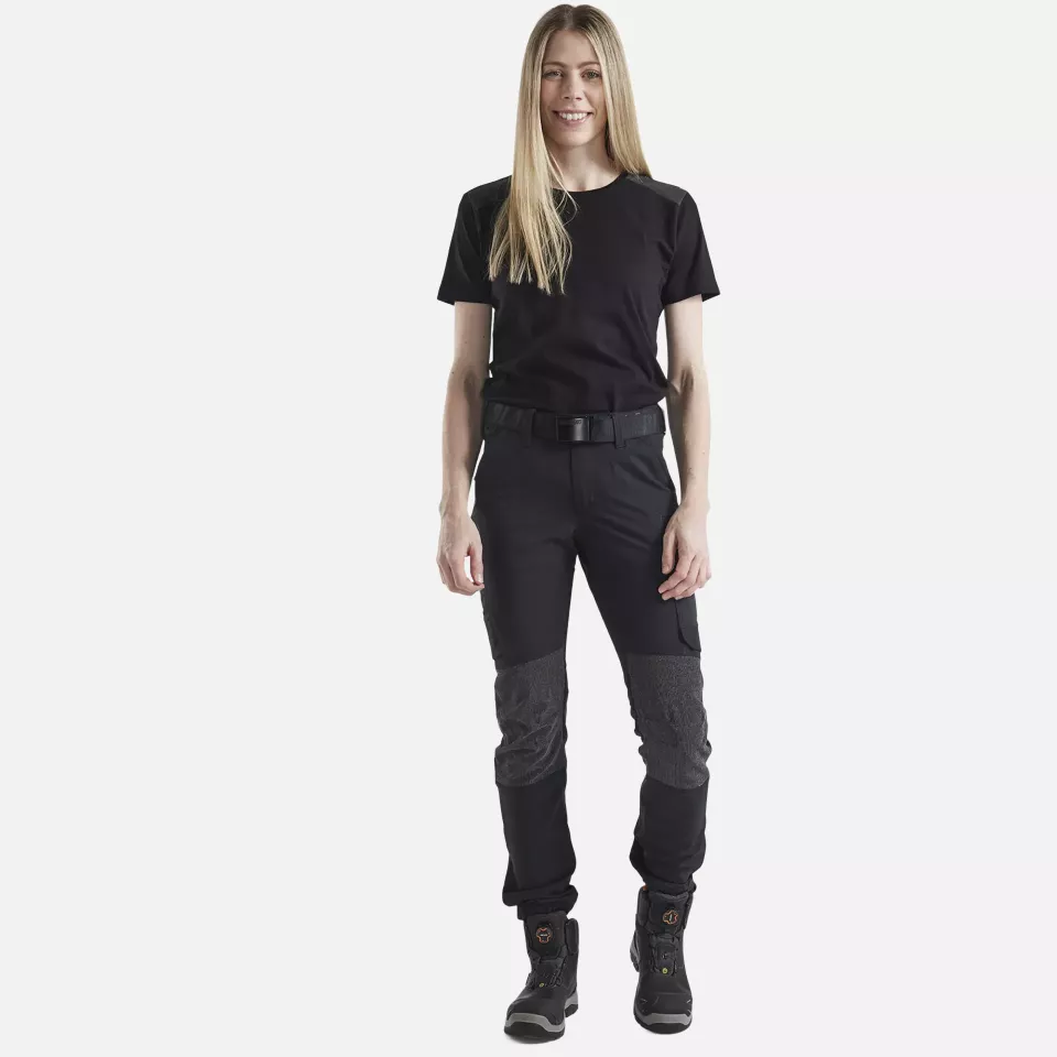 Blaklader 347910429998, Ladies T-Shirt, Black/Dark Grey, image 5, gallery thumbnail