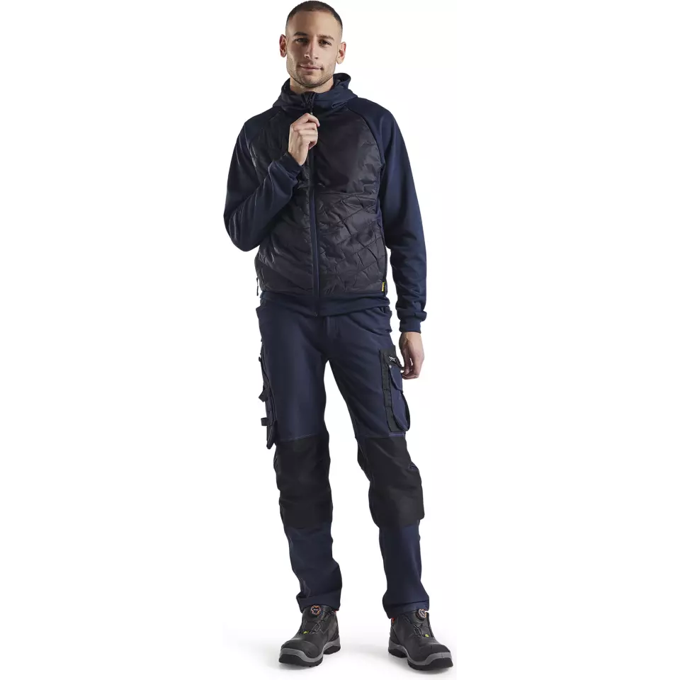 Blaklader 346325268699, Hybrid Sweatshirt, Dunkel Marineblau/Schwarz, image 5, gallery thumbnail