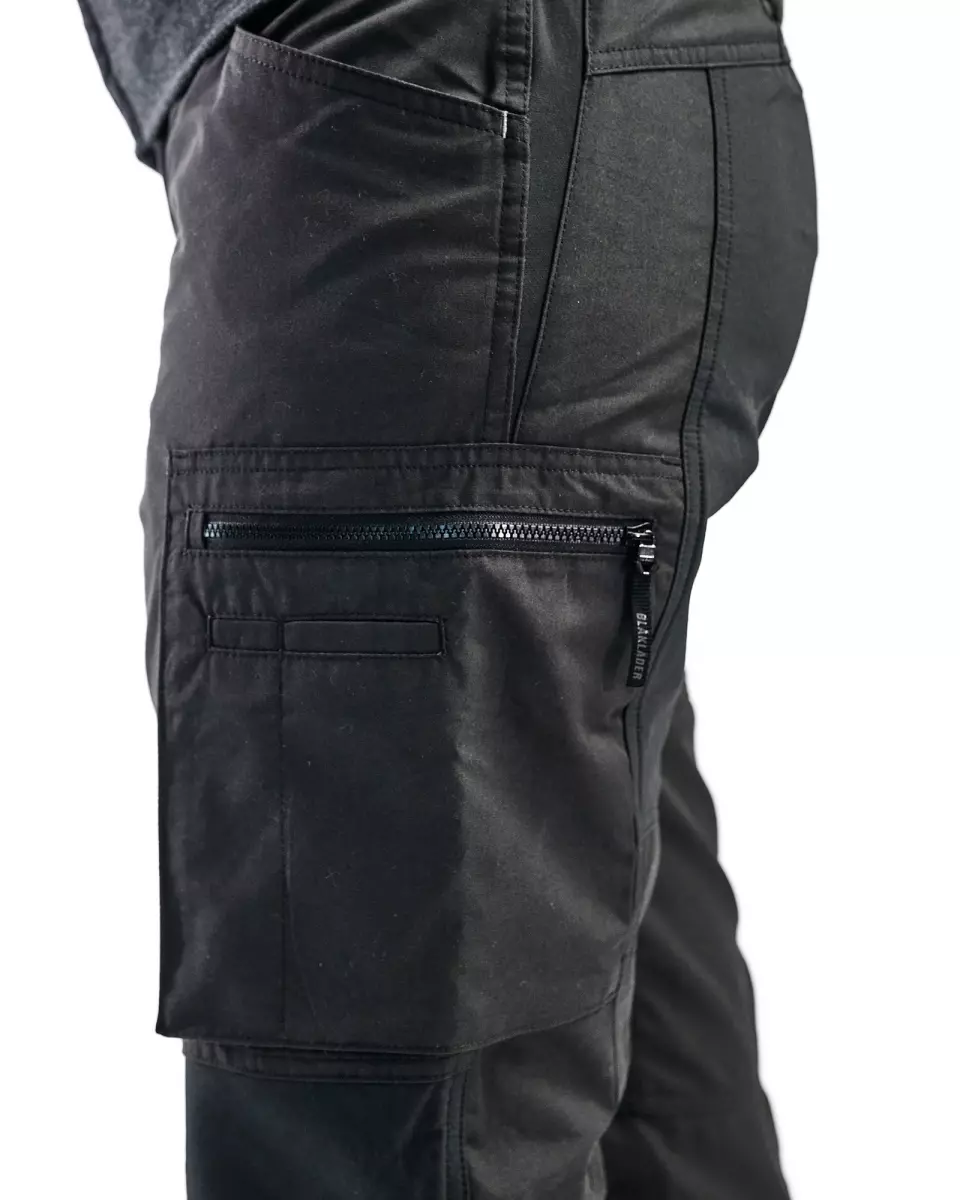 Blaklader 715911469899, Women's Stretch Work Trousers, Dark Grey/Black, image 6, gallery thumbnail