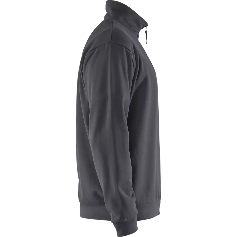 Blaklader 358711699600, Sweatshirt mit Half-Zip, Mittelgrau, image 2, gallery thumbnail