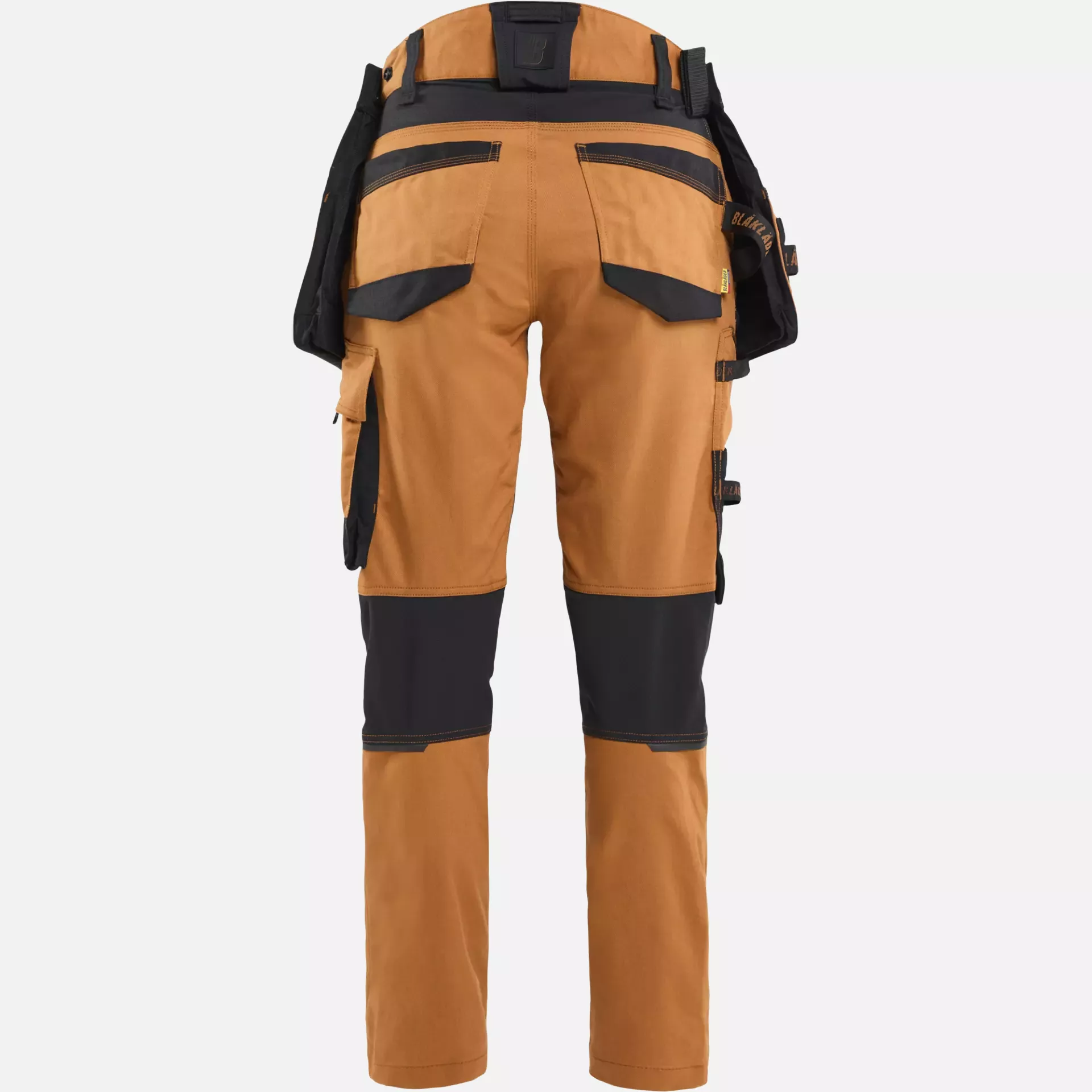 Blaklader 717011494099, STRIKER Women's Stretch Craftsman Work Trousers, Rust/Black, image 4