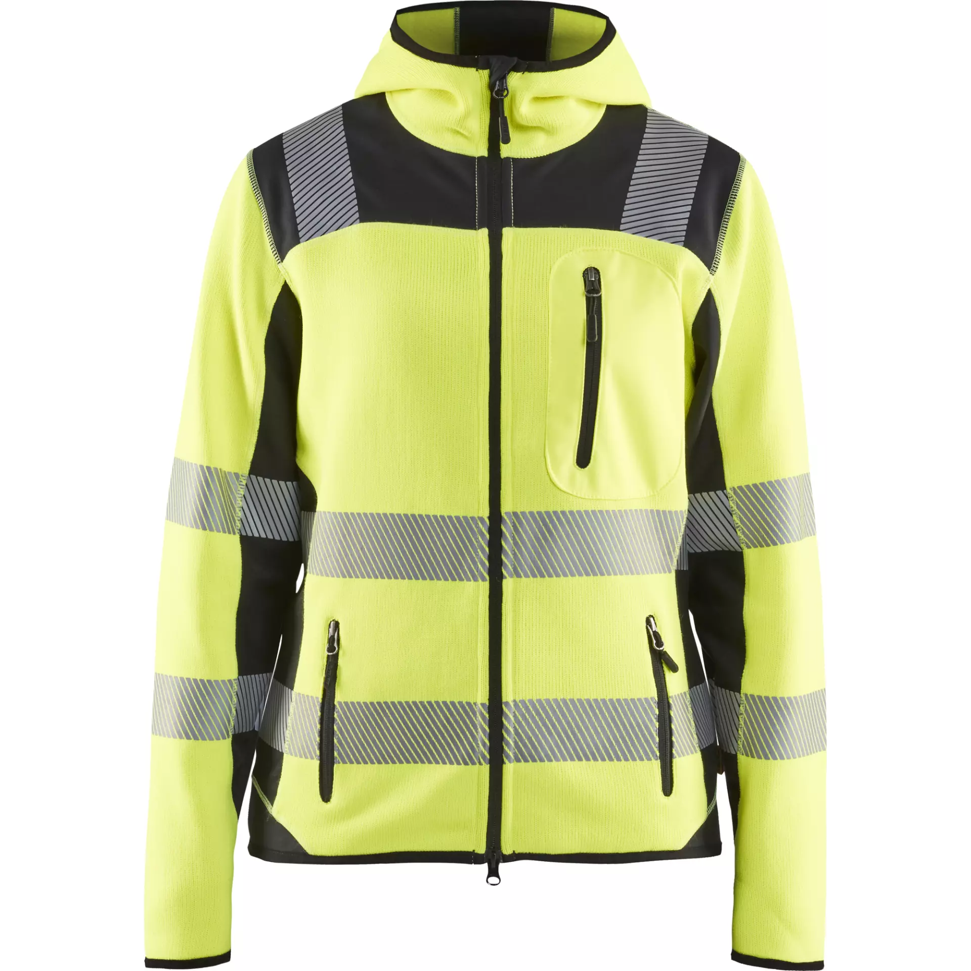 Blåkläder 496721203399, High Vis Women's Knitted Jacket, Yellow/Black, image 1