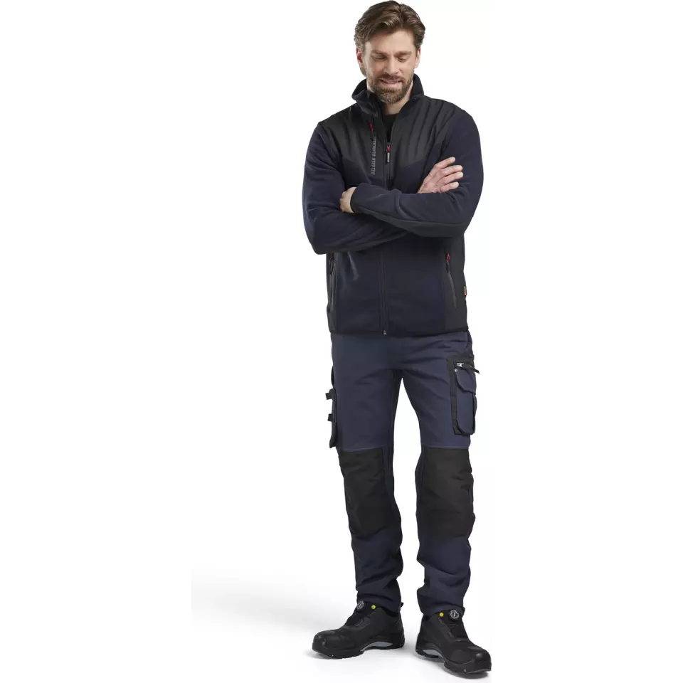 Blaklader 594225368699, Softshell Knitted Jacket, Dark Navy/Black, image 5, gallery thumbnail