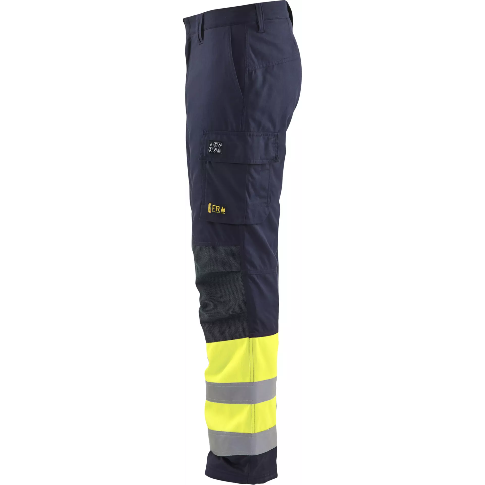 Blaklader 186915148933, Multinorm Winter Work Trousers, Navy/Yellow, image 3