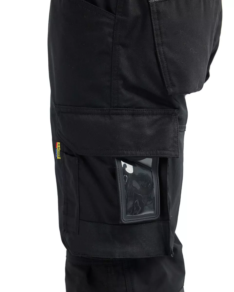 Blåkläder 175018329900, Stretch Craftsman Work Trousers, Black, image 8, gallery thumbnail