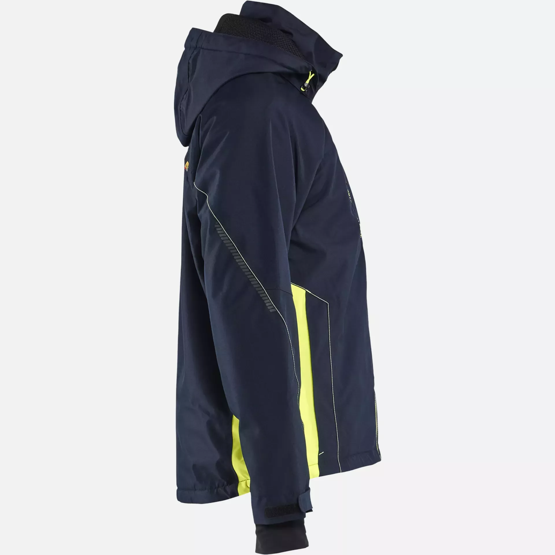 Blaklader 489019778633, Lined Lightweight Winter Jacket, Dark Navy/Yellow, image 2