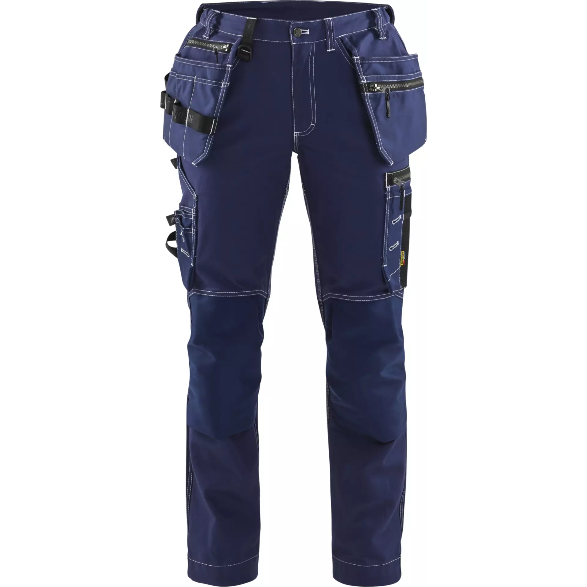 Blaklader 713013708800, Ladies Stretch Craftsman Work Trousers, Navy Blue