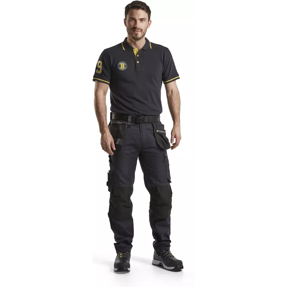 Blåkläder 159013438699, Stretch Craftsman Work Pants, Dark Navy/Black, image 5, gallery thumbnail
