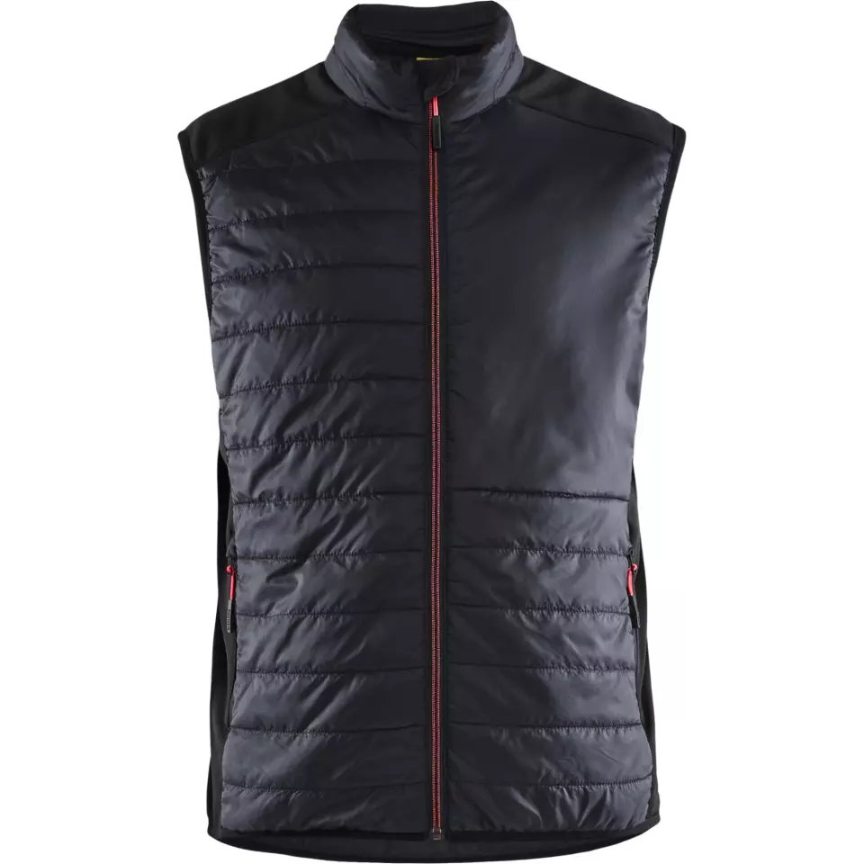 Blaklader 386320309956, Warm Lined Vest, Black/Red