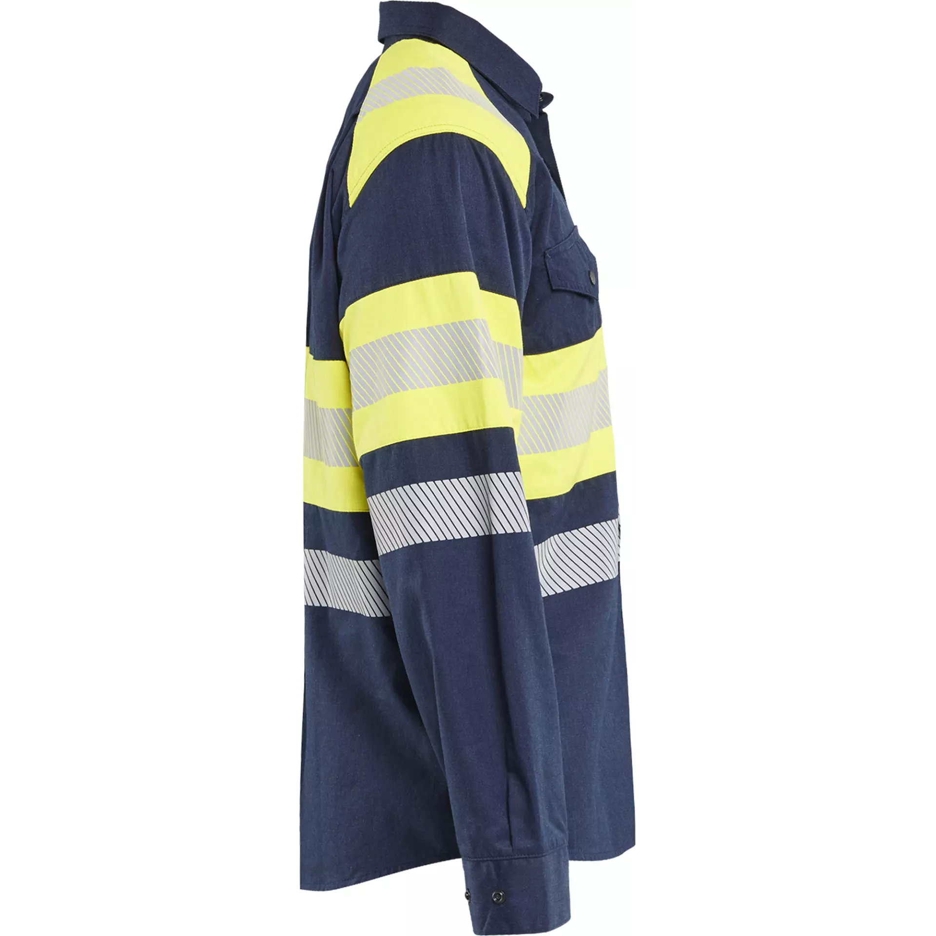Blaklader 322915178933, Multi-Norm Shirt, Navy/Yellow, image 2