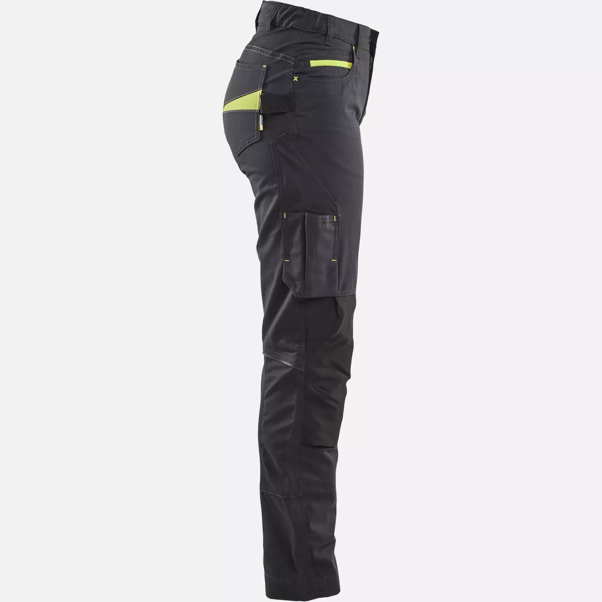 Blaklader 719513309933, Damen Stretch Arbeitshose, Schwarz/Gelb, image 2
