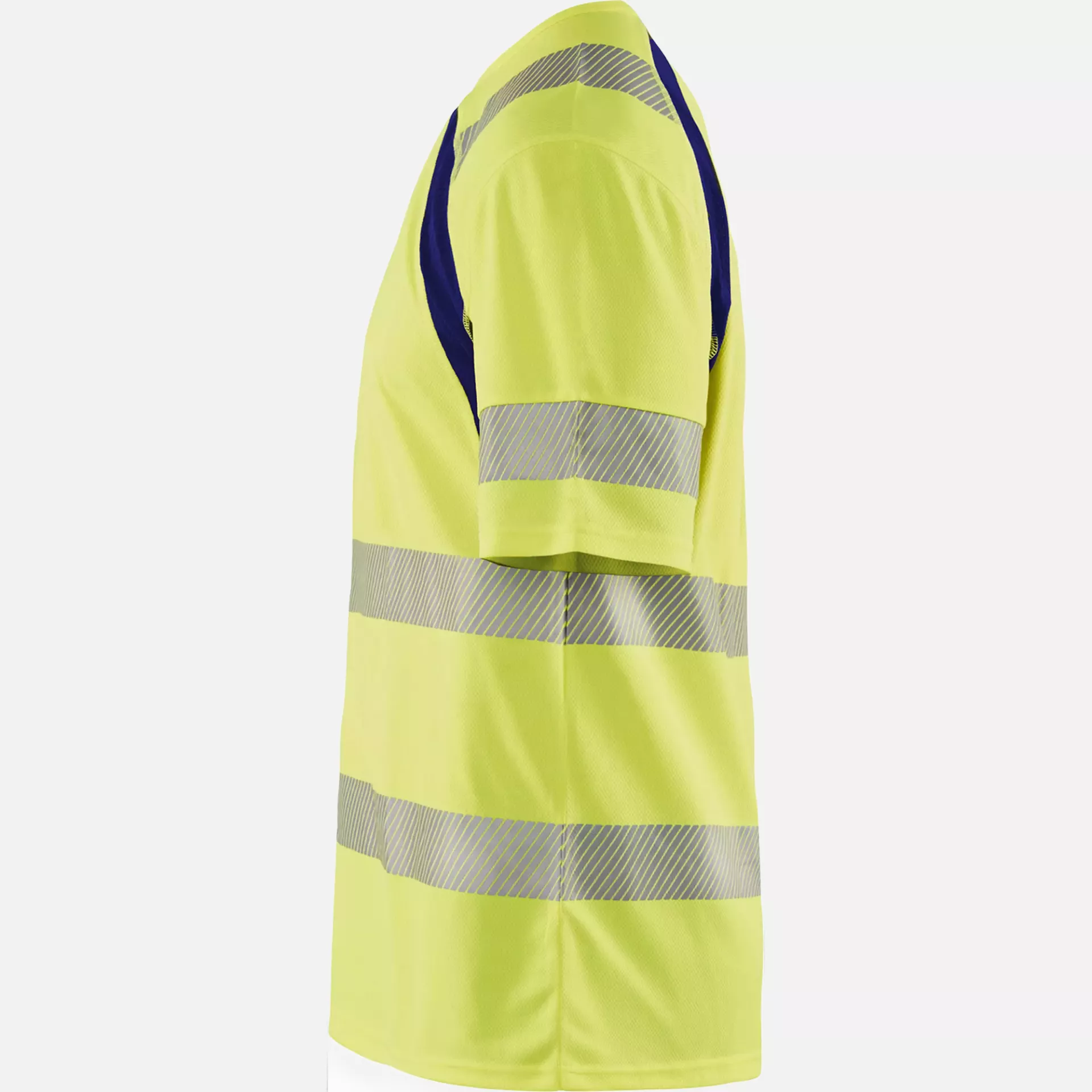 Blaklader 339710133389, High Vis UV Protection T-Shirt, Yellow/Navy Blue, image 3