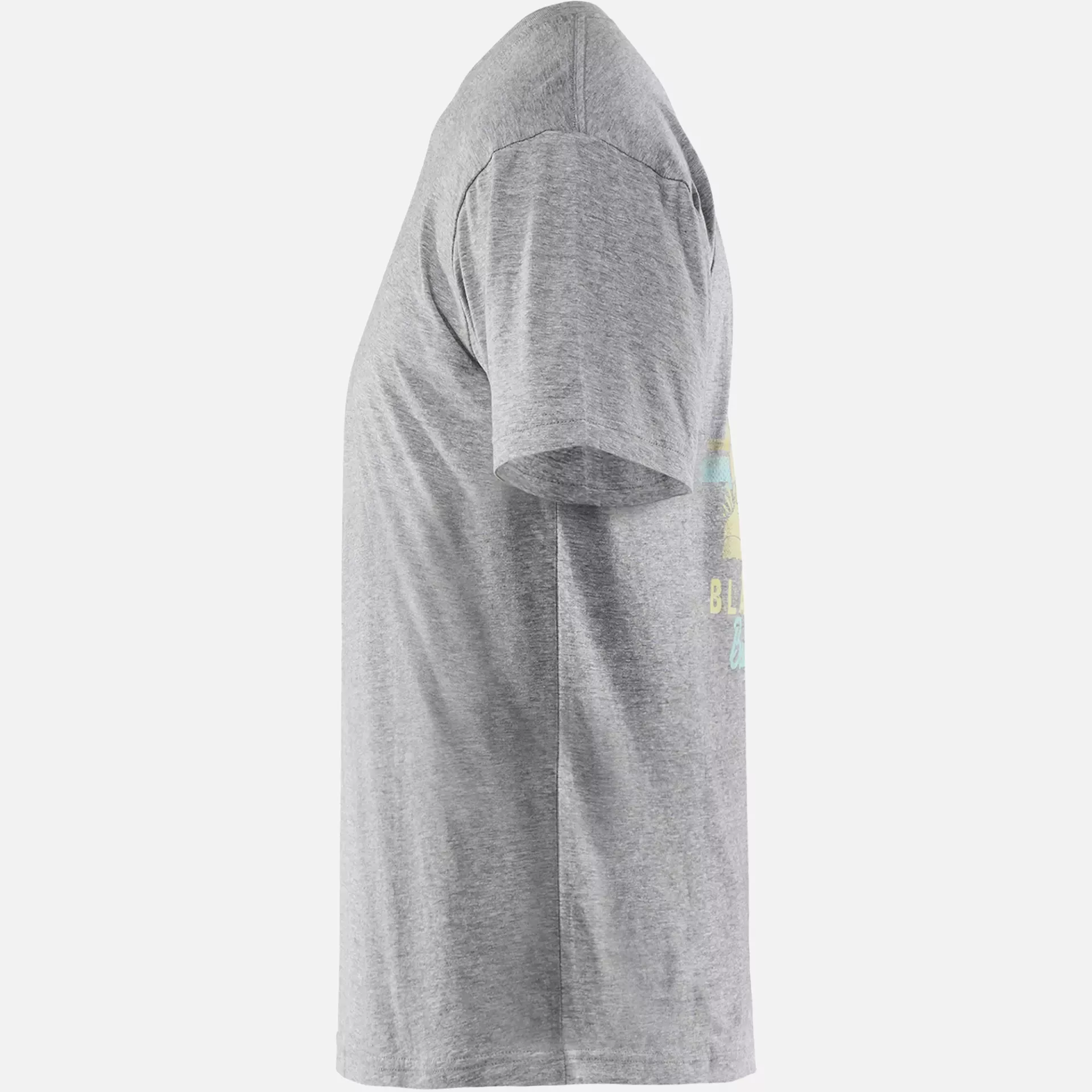 Blaklader 941910439000, Blaklader Beach Club T-Shirt, Grey Melange, image 3