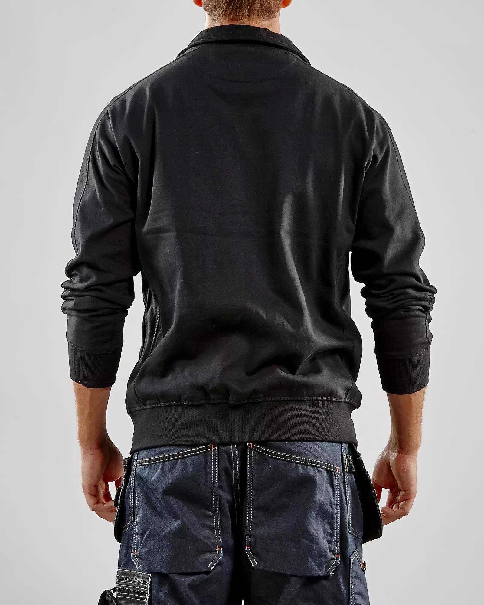 Blåkläder 334910489900, Zip Sweatshirt, Black, image 5