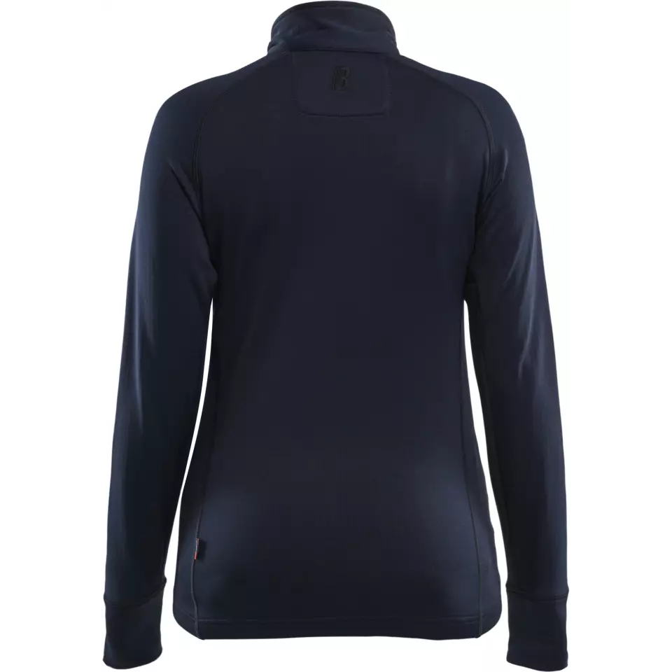 Blåkläder 474525398600, STRIKER Women's Fleece Jacket, Dark Navy Blue, image 4, gallery thumbnail