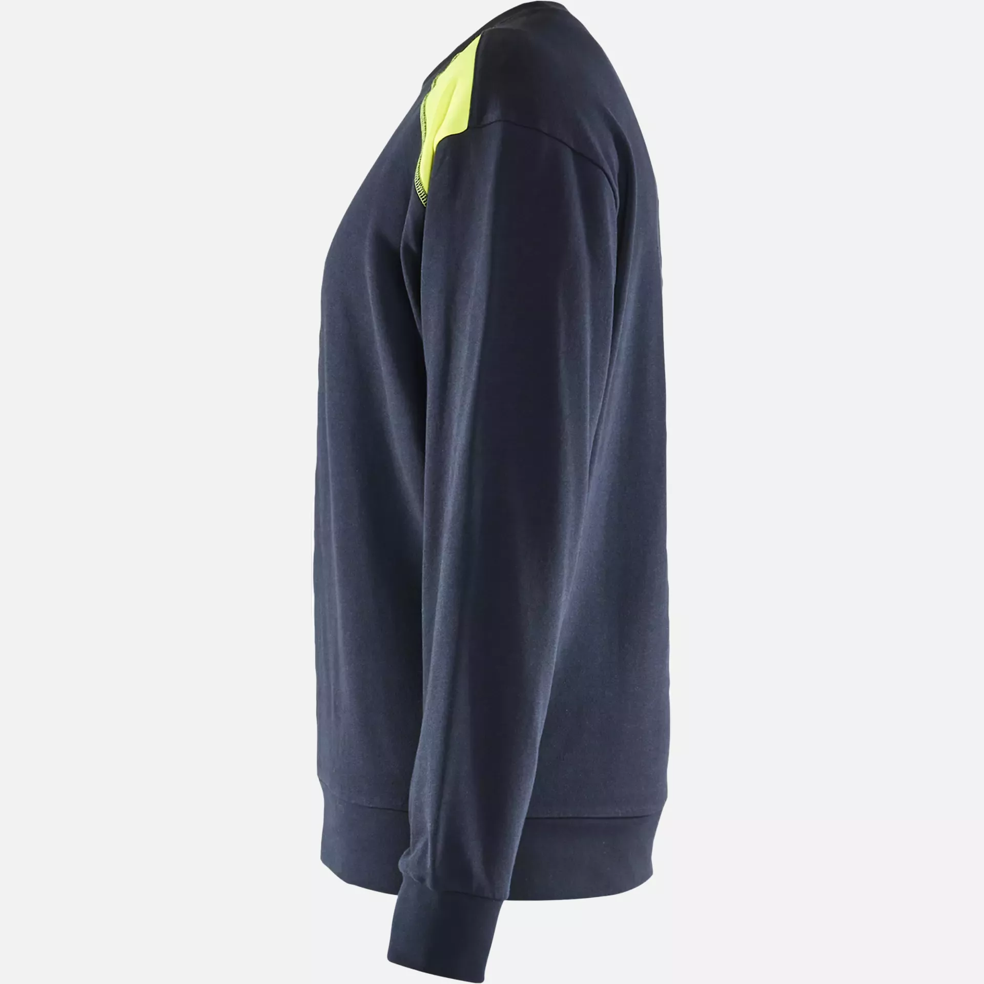 Blaklader 358011588633, Sweatshirt, Dark Navy/Yellow, image 3