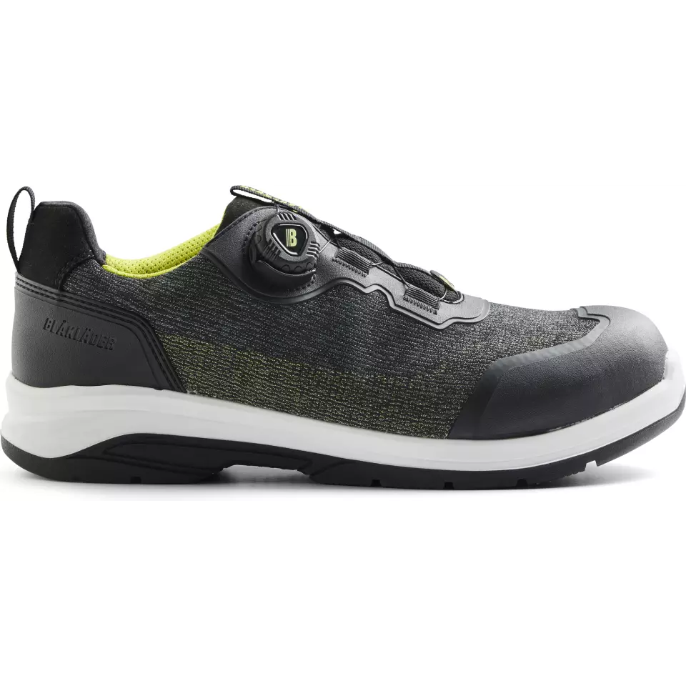 Blaklader 243800004633, CRADLE Safety Shoe, Army Green/Yellow