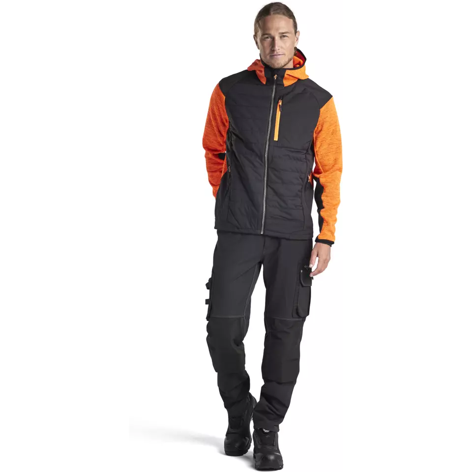 Blaklader 593021175399, Hybrid Jacket, Orange/Black, image 5, gallery thumbnail