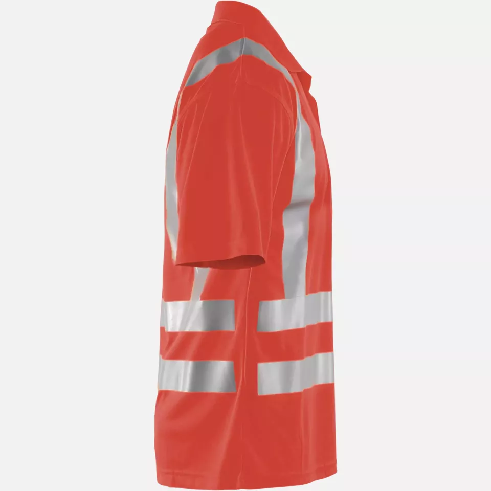 Blaklader 339110115500, High Vis UV Protection Polo Shirt, Red, image 2, gallery thumbnail