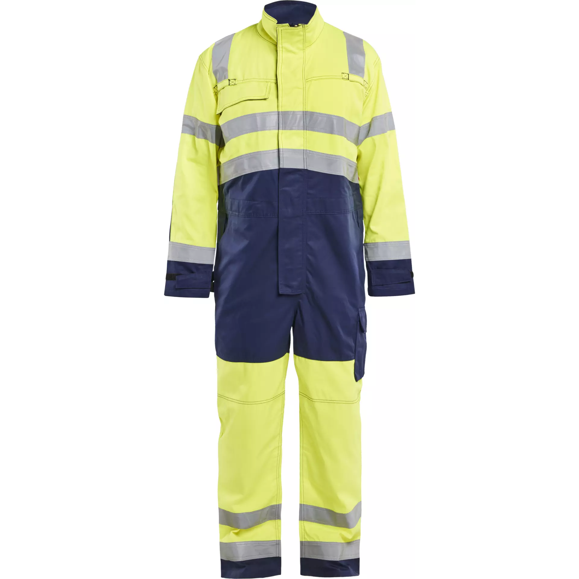 Blaklader 637318043389, Hi-Vis Coverall, Yellow/Navy, image 1