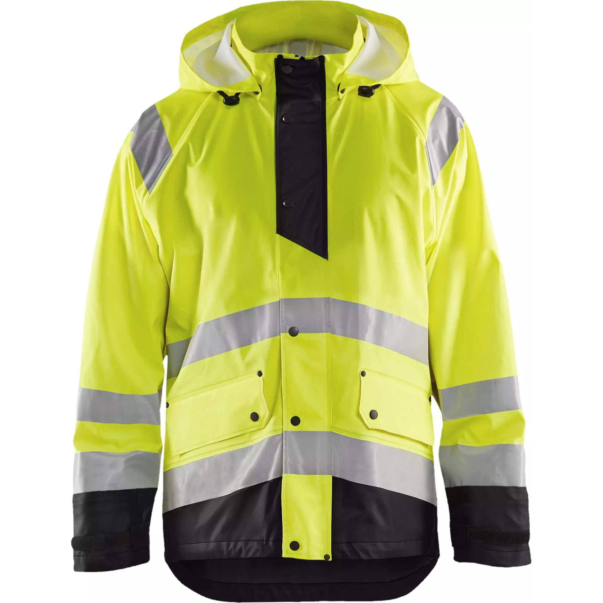 Blaklader 432320003399, High Vis Rain Jacket, Yellow/Black