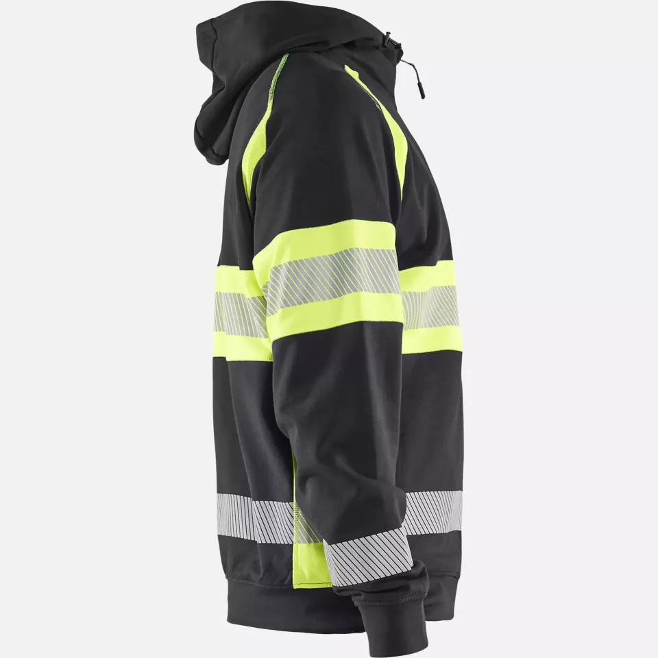 Blaklader 355211589933, High Vis Kapuzenjacke, Schwarz/Gelb, image 2, gallery thumbnail