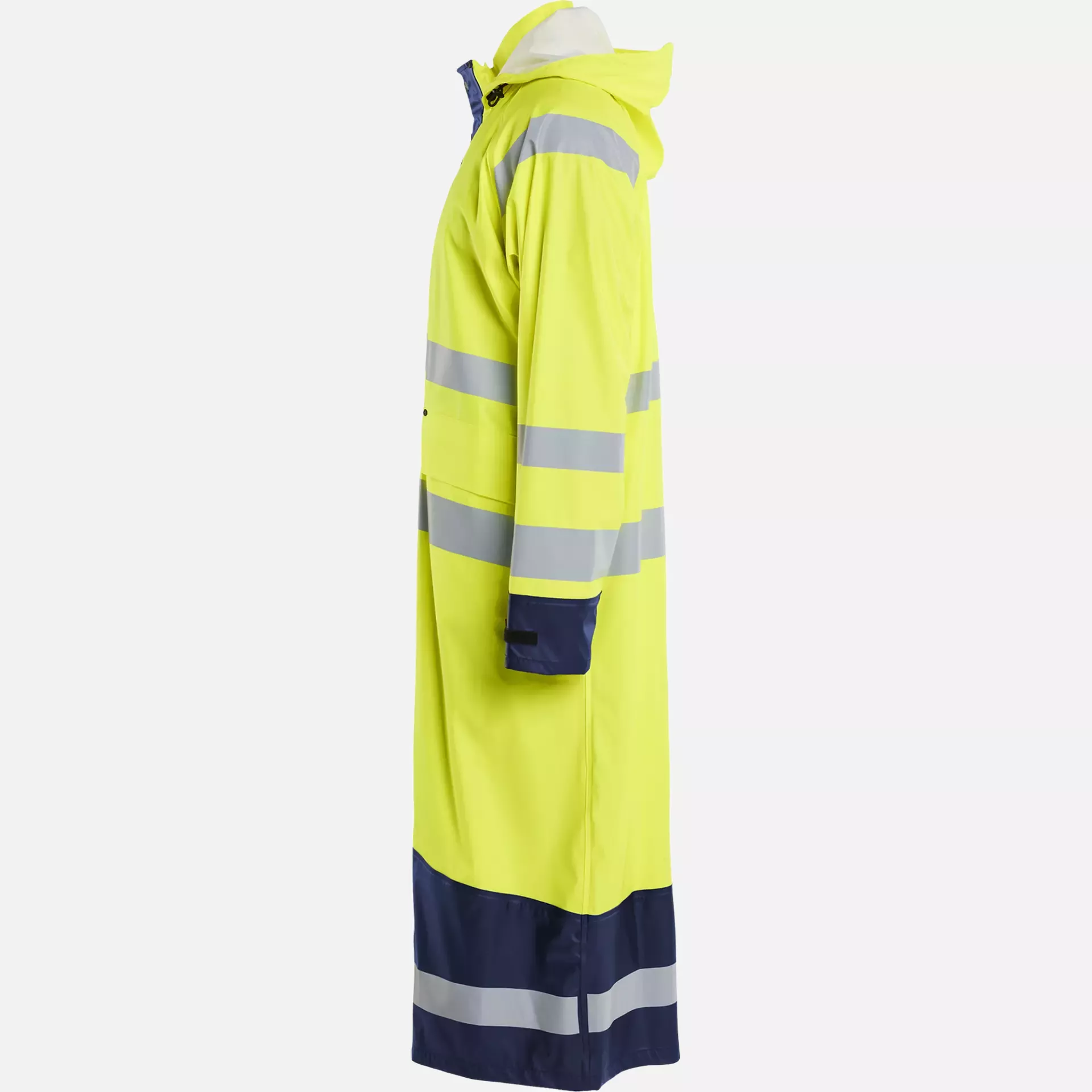 Blaklader 432520003389, High Vis Raincoat, Yellow/Navy, image 3