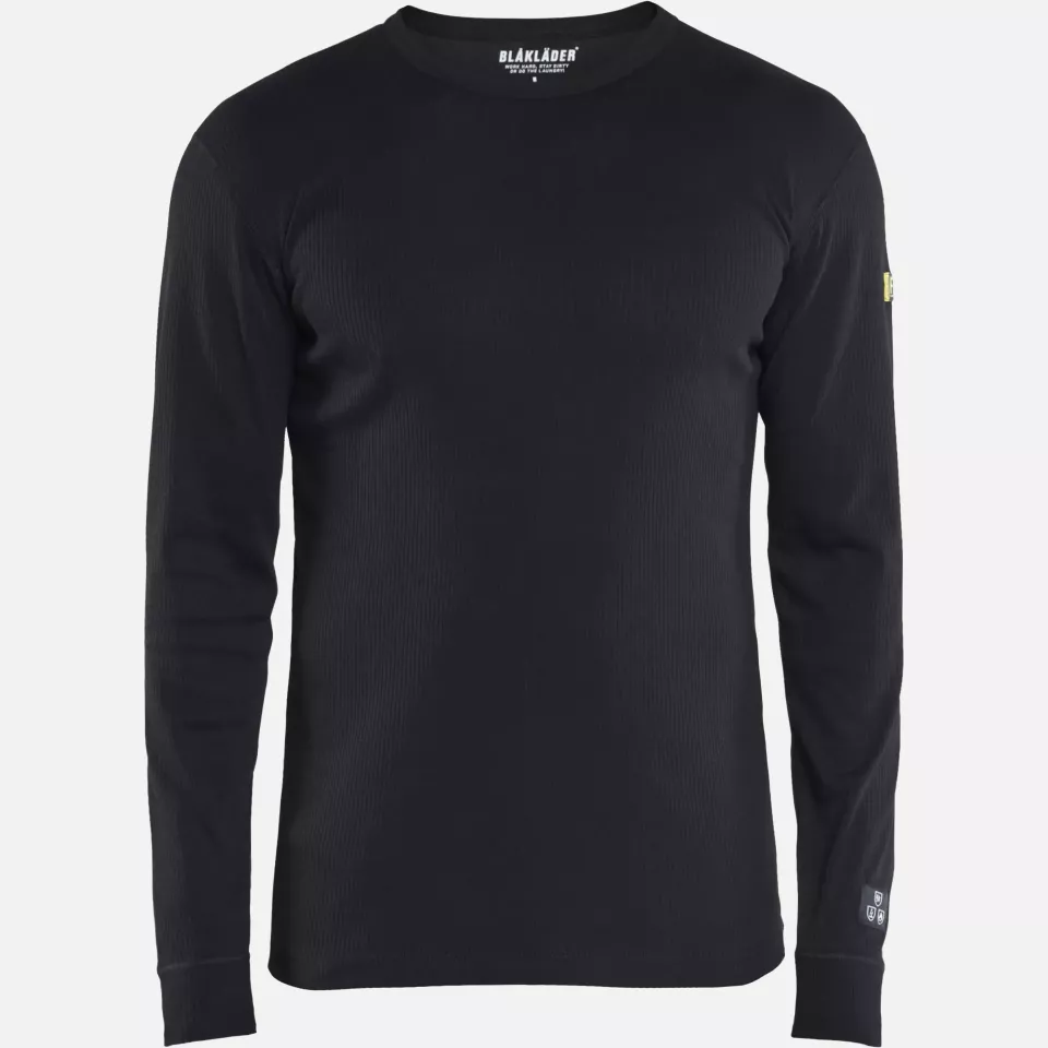 Blaklader 349817649900, Flame Retardant Undershirt, Black, image 1, gallery thumbnail