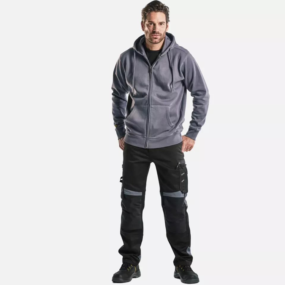 Blaklader 336610489400, Sweatshirt mit Kapuze und Reißverschluss, Grau, image 5, gallery thumbnail
