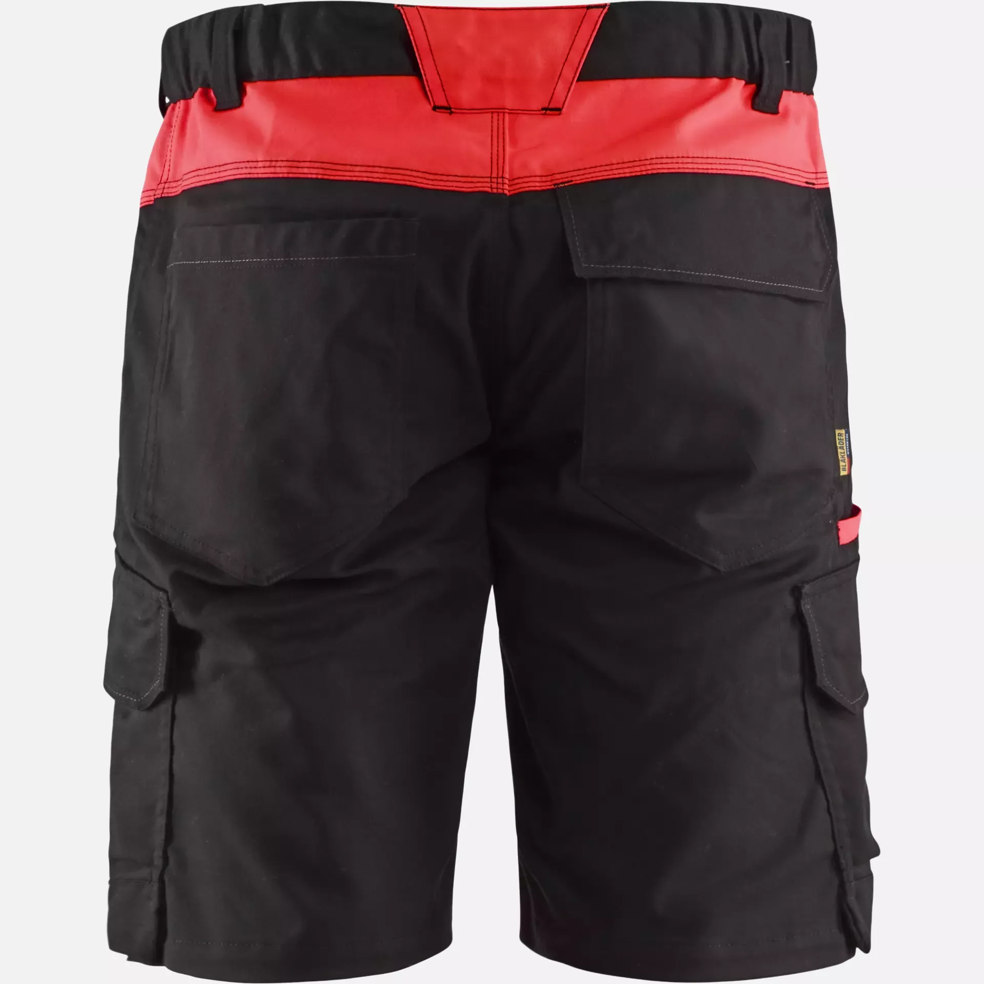 Blaklader 144618329956, Industry Stretch Shorts, Black/Red, image 4