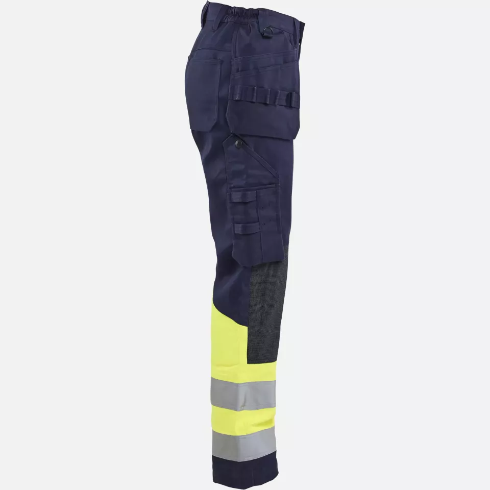 Blaklader 708115148933, Multinorm Damen Arbeitshose, Marineblau/ Gelb, image 2, gallery thumbnail