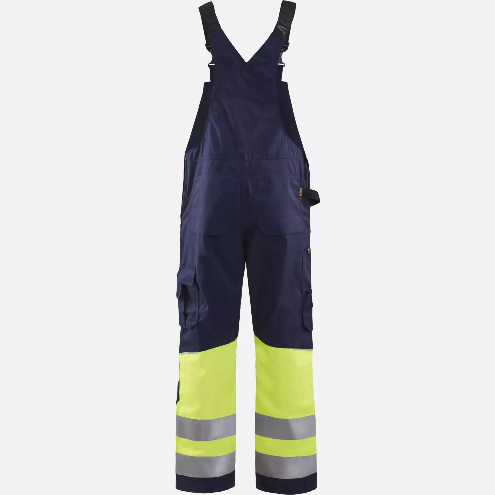 Blaklader 266218008933, High Vis Bib and Brace, Navy/ Yellow, image 4