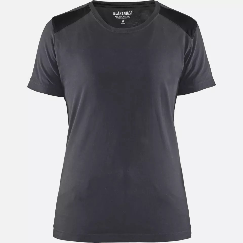 Blaklader 347910429699, Ladies T-Shirt, Medium Grey/Black, image 1, gallery thumbnail