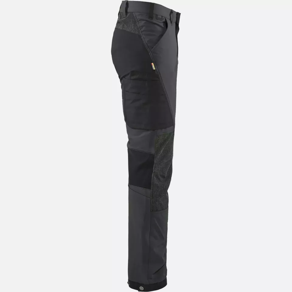 Blaklader 142216459699, 4-Way Service Stretch Work Trousers, Medium Grey/Black, image 2, gallery thumbnail