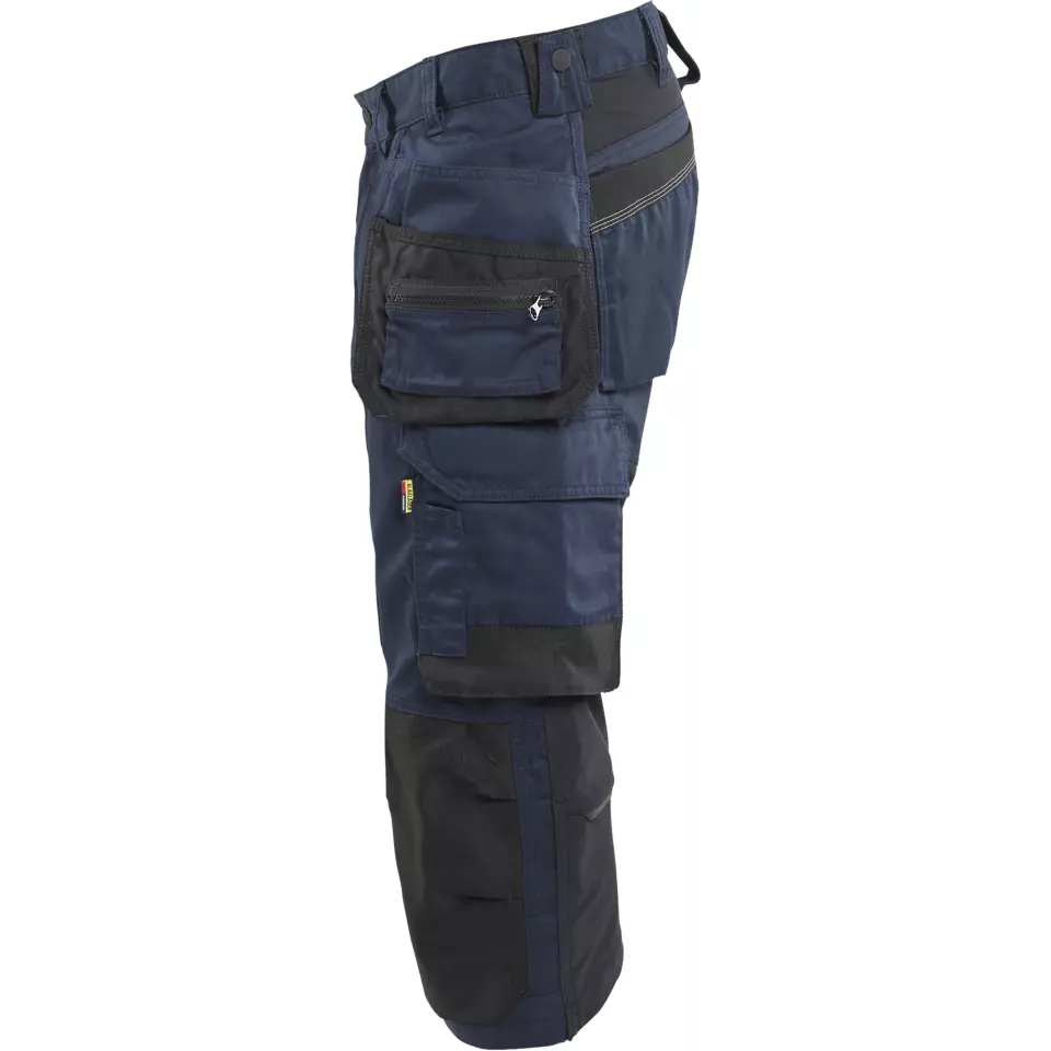 Blaklader 175418328600, Stretch Craftsman Pirate Shorts, Dark Navy, image 3, gallery thumbnail