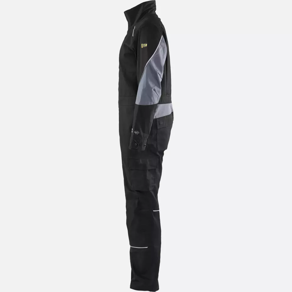 Blaklader 606115169994, Flame Resistant Coverall, Black/Grey, image 3, gallery thumbnail